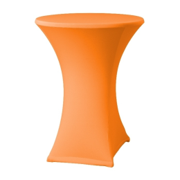 Statafelrok stretch met topper oranje normaal