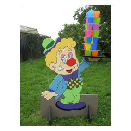 Clown bekers stapelen