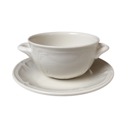 Villeroy & Boch soepkom met schotel