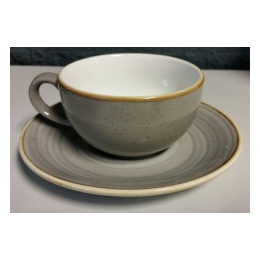 Stonecast kop en schotel betongrijs 22,7cl