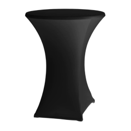 Statafelrok stretch met topper zwart