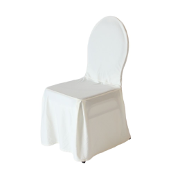 Stoelhoes met lint ecru