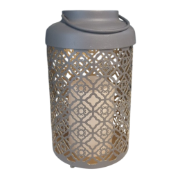 Windlicht mediterraan (inclusief LED kaars)